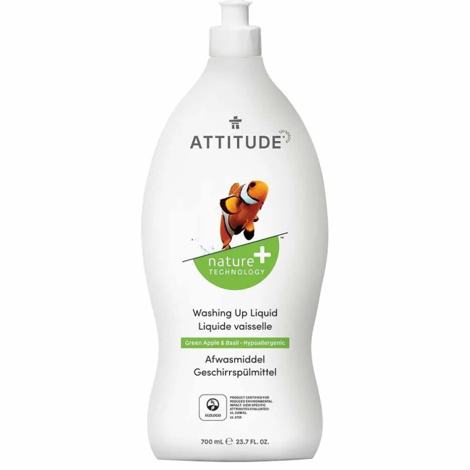 ATTITUDE Afwasmiddel*Afwasmiddel - Groene Appel-Basilicum - 700ml