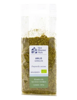 Het Blauwe Huis Kruiden & Specerijen*Anijszaad gemalen 25g