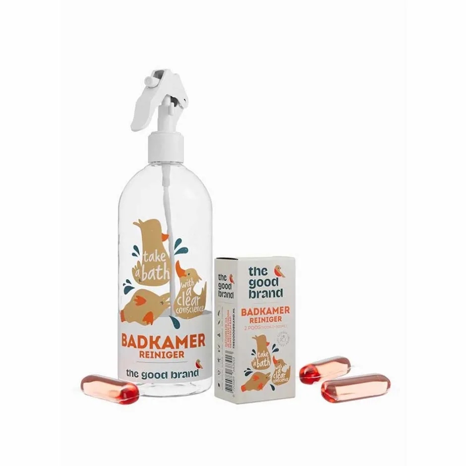 The Good Brand Schoonmaakproducten | Schoonmaakproducten*Badkamerreiniger Sprayfles + 1 pod