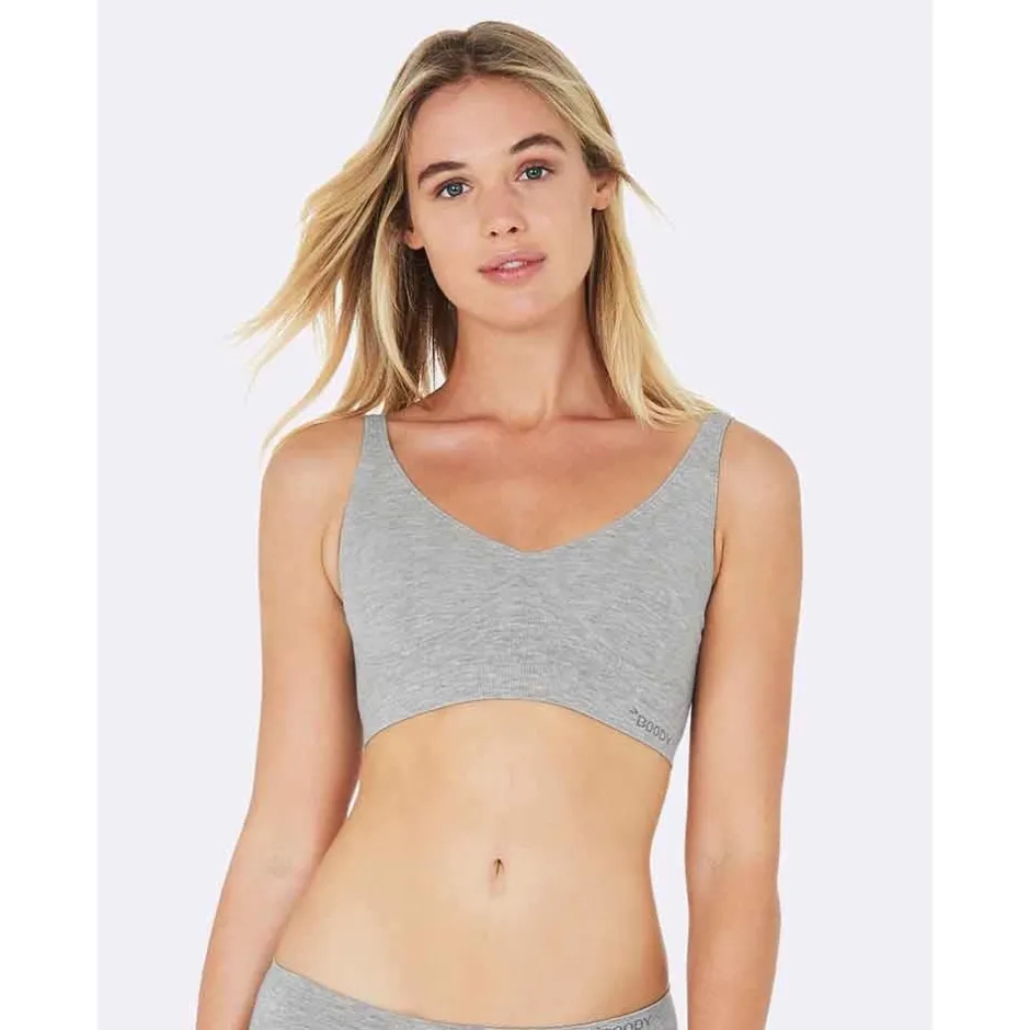 Boody Bh's*Bamboe BH Top - Lichtgrijs