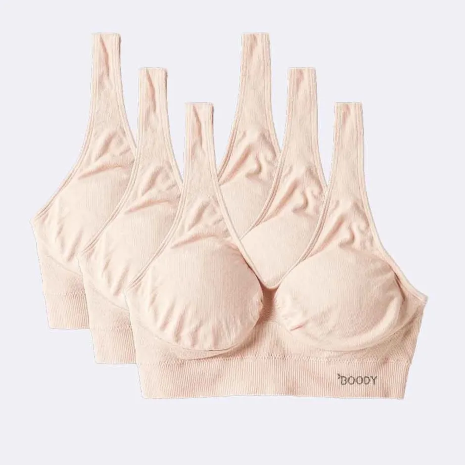 Boody Bh's*Bamboe BH Top Padded - Nude