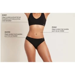 Boody Bh's*Bamboe BH Top Padded - Zwart