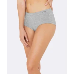 Boody Dames Slips*Bamboe Boxershort Dames - Lichtgrijs