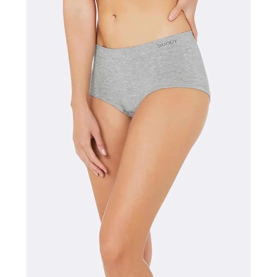 Boody Dames Slips*Bamboe Boxershort Dames - Lichtgrijs