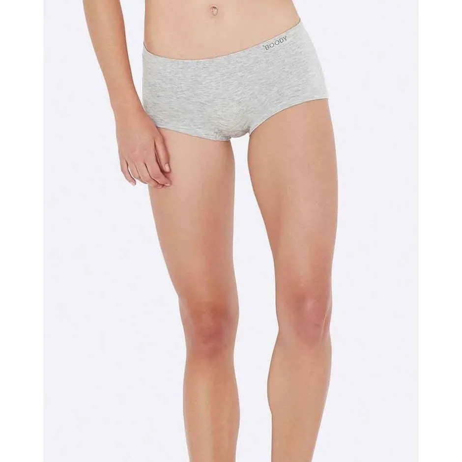 Boody Dames Slips*Bamboe Boxershort Dames - Lichtgrijs