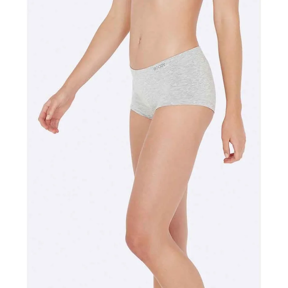 Boody Dames Slips*Bamboe Boxershort Dames - Lichtgrijs