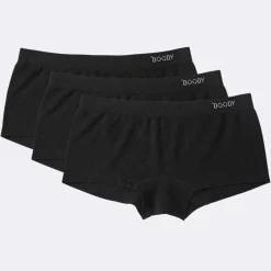 Boody Dames Slips*Bamboe Boxershort Dames - Zwart