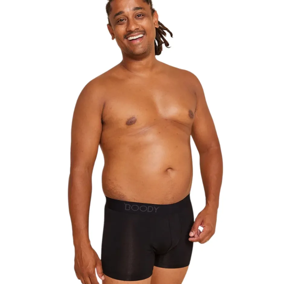 Boody Heren Ondergoed*Bamboe Boxershort Heren Everyday - Zwart