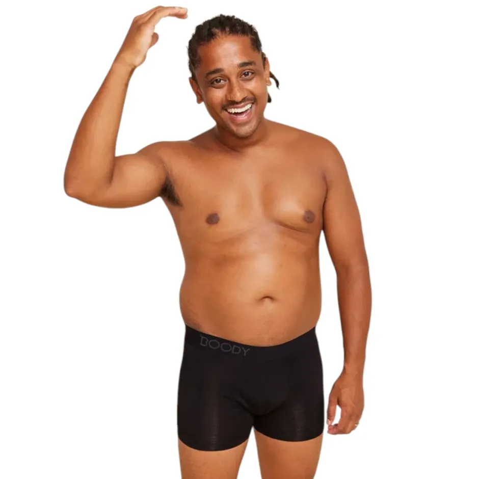 Boody Heren Ondergoed*Bamboe Boxershort Heren Everyday - Zwart