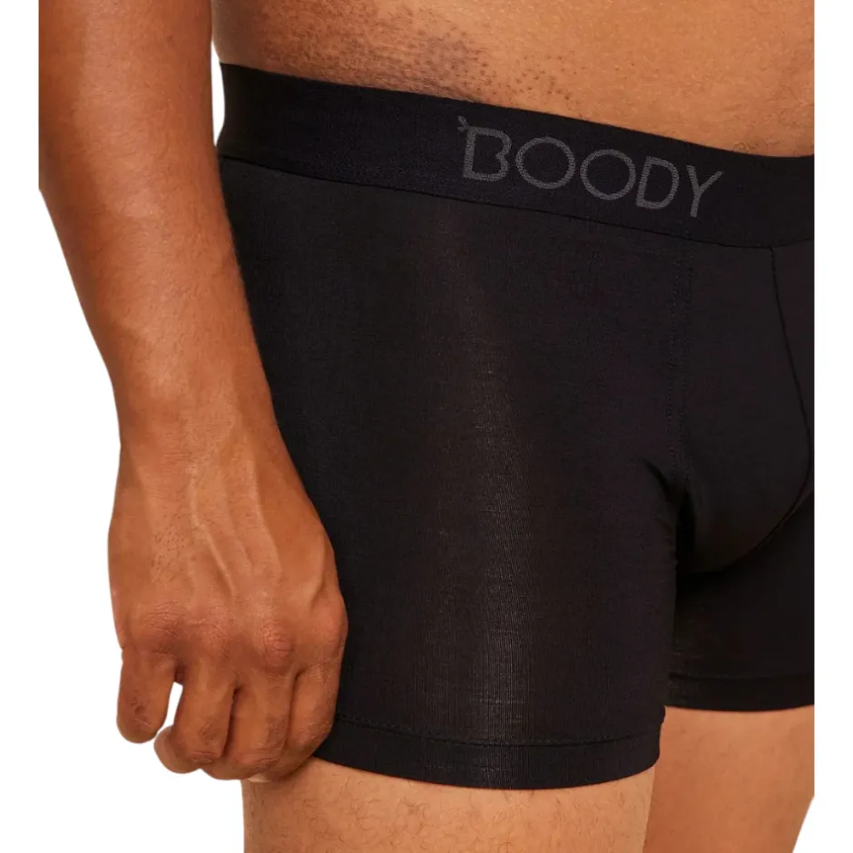 Boody Heren Ondergoed*Bamboe Boxershort Heren Everyday - Zwart