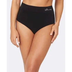 Boody Dames Slips*Bamboe Slip - Hoge Taille - Zwart
