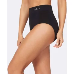 Boody Dames Slips*Bamboe Slip - Hoge Taille - Zwart