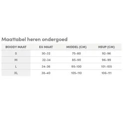 Boody Heren Ondergoed*Bamboe Slip Heren - Lichtgrijs