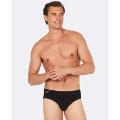Boody Heren Ondergoed*Bamboe Slip Heren - Zwart