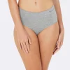 Boody Dames Slips*Bamboe Slip Midi - Lichtgrijs