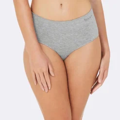 Boody Dames Slips*Bamboe Slip Midi - Lichtgrijs