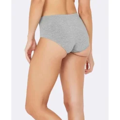 Boody Dames Slips*Bamboe Slip Midi - Lichtgrijs