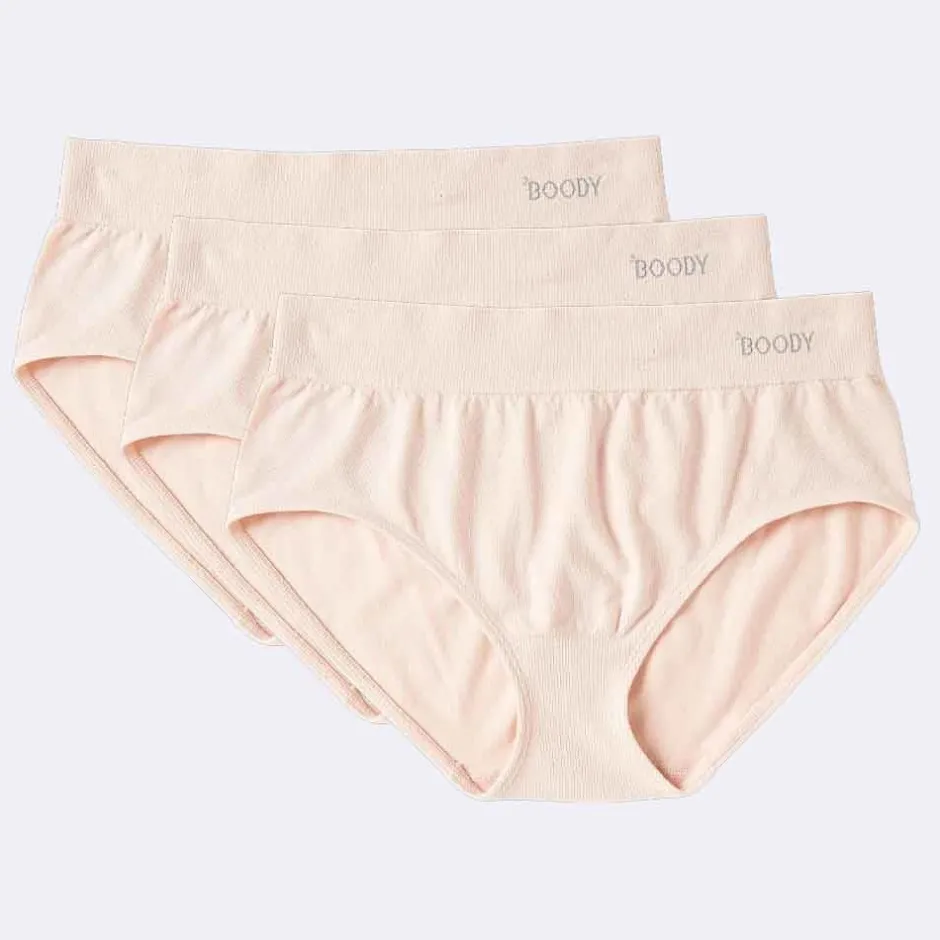 Boody Dames Slips*Bamboe Slip Midi - Nude