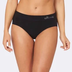 Boody Dames Slips*Bamboe Slip Midi - Zwart
