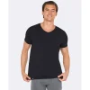Boody Shirts | Heren Ondergoed*Bamboe T-Shirt Heren - V-hals Zwart