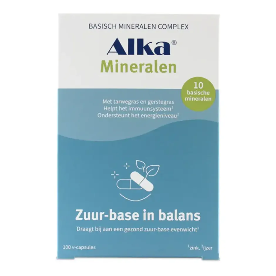 Alka Ontzuren | Ontzuringsproducten*Basische Mineralen - 100 capsules