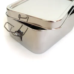 ECOlunchbox Rvs Lunchtrommels | Bewaren En Meenemen*Bento Wet Box Large Rectangle - 1200ml