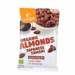 Landgarten Chips & Zoutjes | Biologische Noten*Bio Amandelen met Tamari 50g