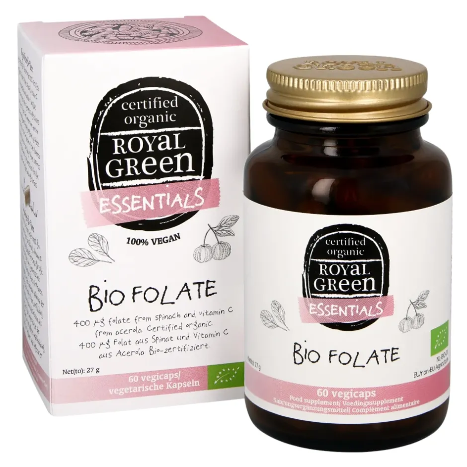 Royal Green Overige Vitamines | Vitamine C*Bio Folate - 60vcaps - BIO