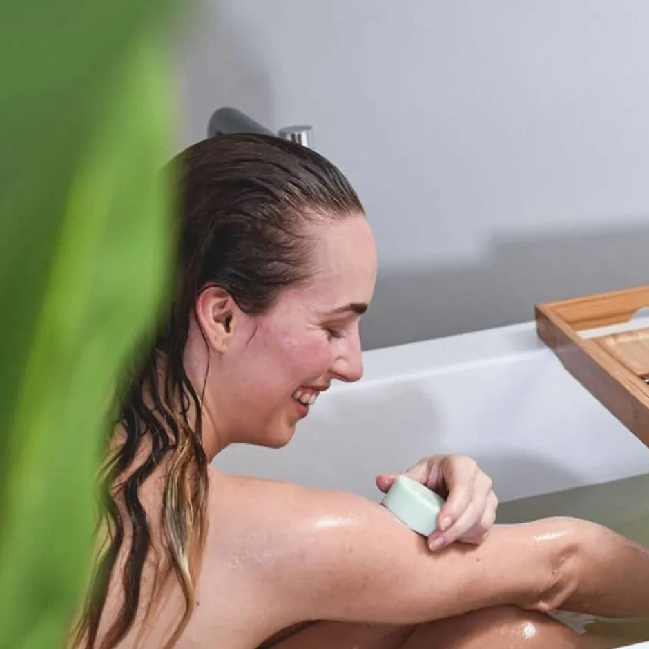 Shampoo Bars Baby & Kind | Hand- / Lichaamszeep*Body Bar Eucalyptus en Tea tree - Verfrissend en verzorgend - 60g
