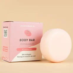 Shampoo Bars Hand- / Lichaamszeep | Bad En Douche*Body Bar Rozenblaadjes - Verzorgt en verzacht - 60g