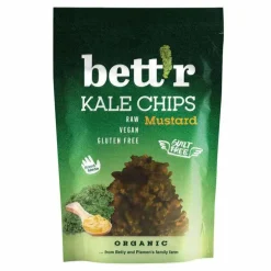 Bett'r Chips & Zoutjes*Boerenkool Chips met Mosterd en Ui - 30g - BIO