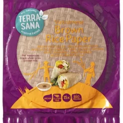 Terrasana Sushi Producten | Rijst, Quinoa En Granen*Bruine Rijstvellen - 15 stuks - BIO