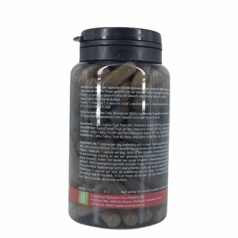 Royal Green Weerstand | Vitamine C*Camu Camu - Vitamine C - 120 vegicaps