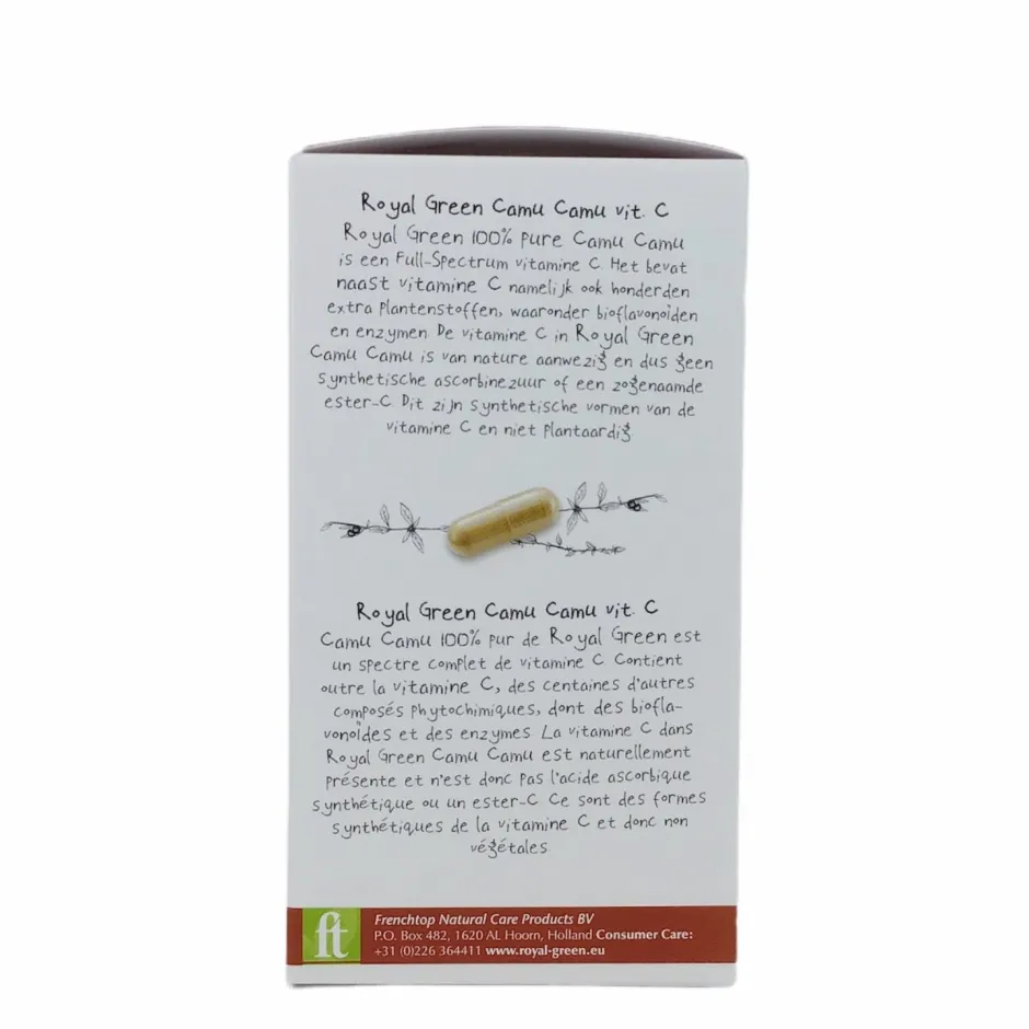 Royal Green Weerstand | Vitamine C*Camu Camu - Vitamine C - 120 vegicaps