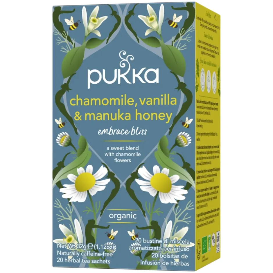Pukka Thee*Chamomile, Vanilla & Manuka Honey - Kruidenthee - BIO