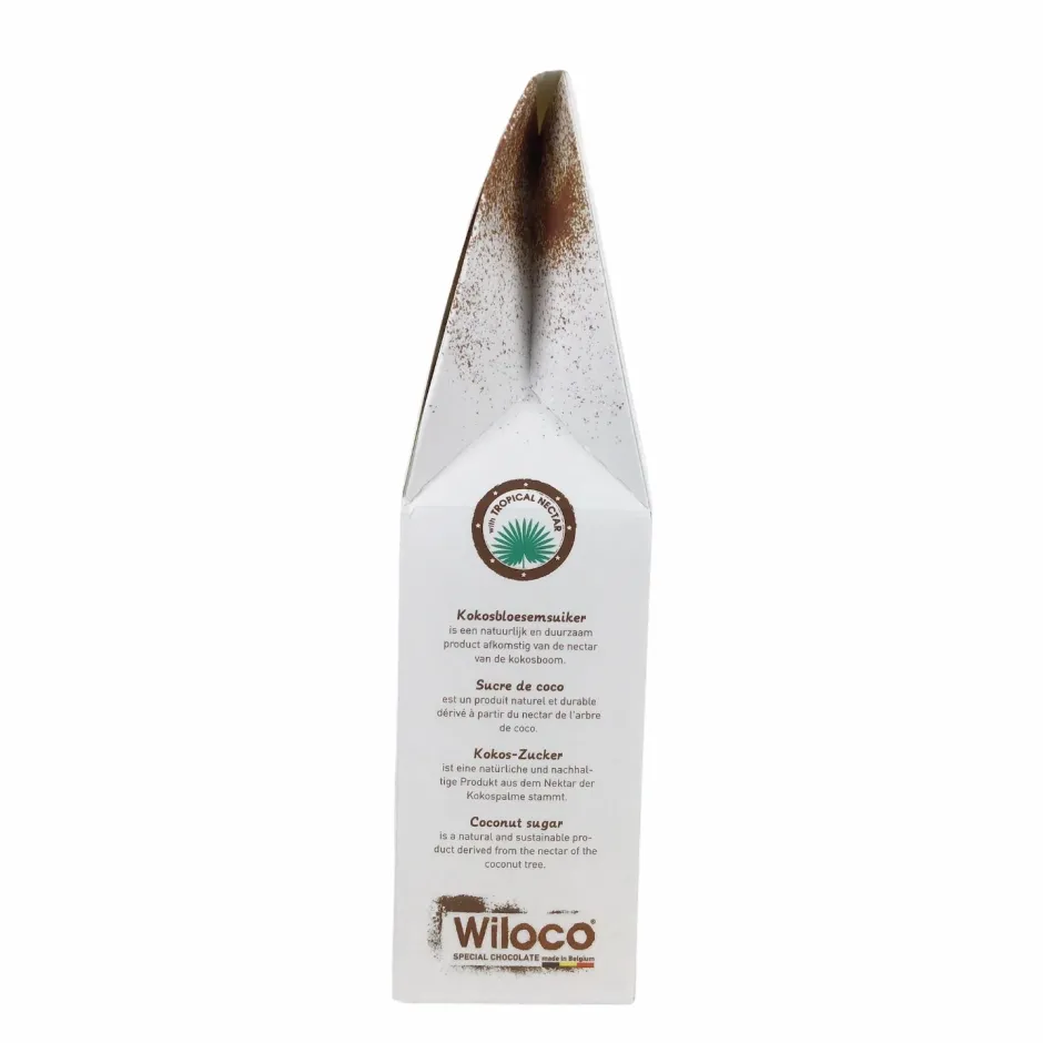 Wiloco Chocolade | Chocolade Druppels*Chocolade Druppels "Wit" Lactosevrij - 300g - BIO