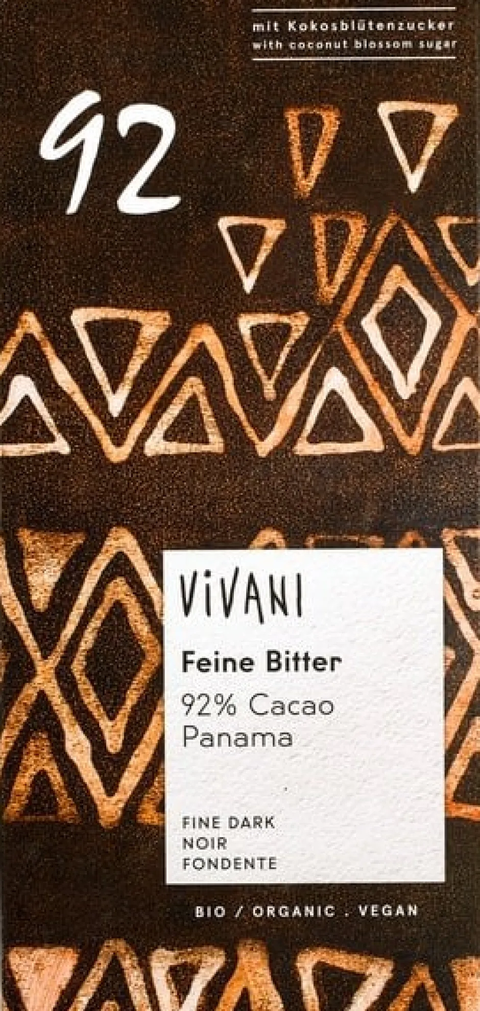 Vivani Chocolade | Cacao*Chocoladereep 92% - BIO