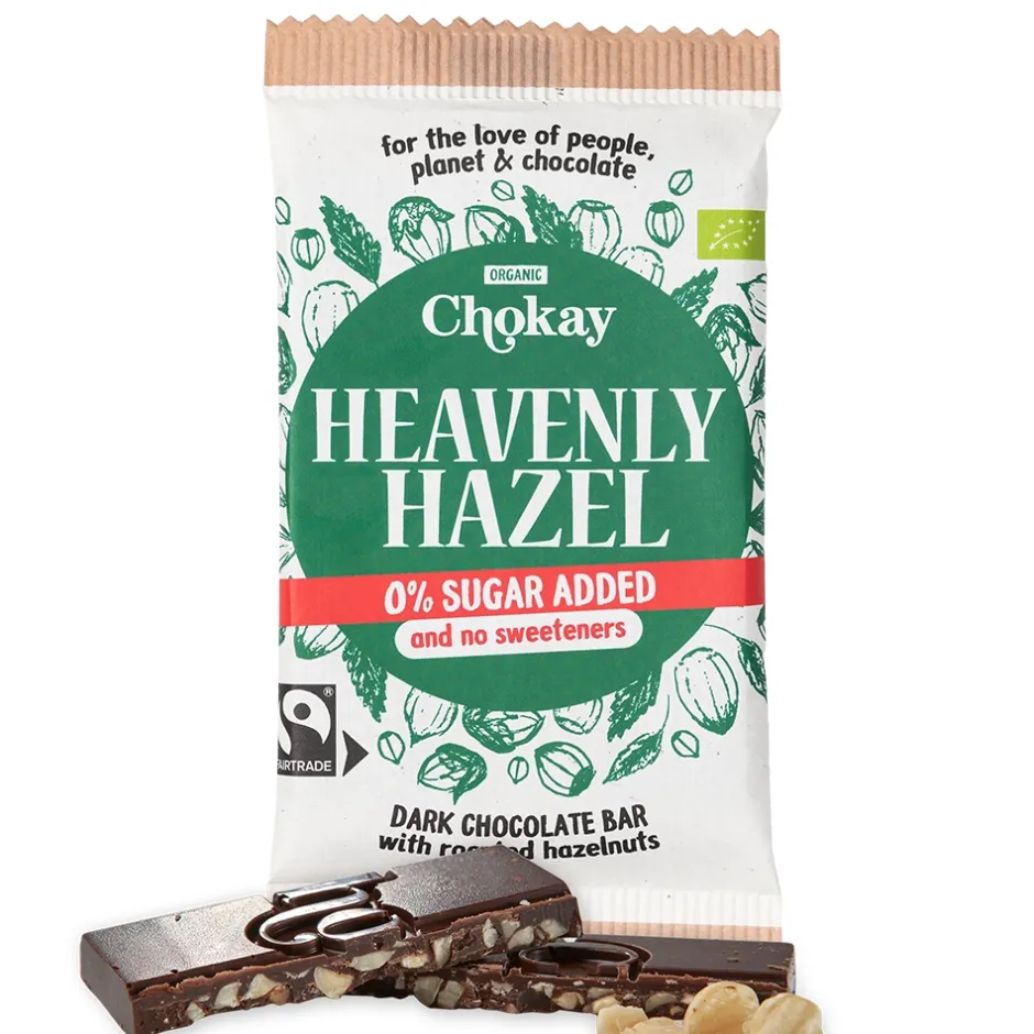 Chokay Chocolade*Chocoladereep - Hazelnoten - 70g - BIO