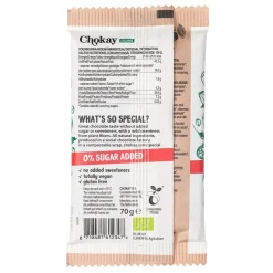Chokay Chocolade*Chocoladereep - Hazelnoten - 70g - BIO