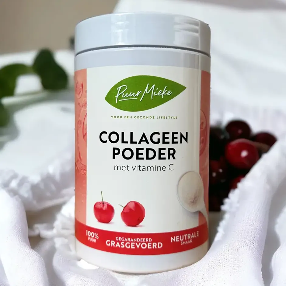 Puur Mieke Rimpels | Puur Mieke Supplementen*Collageen poeder met vitamine C gehydrolyseerd - 300g