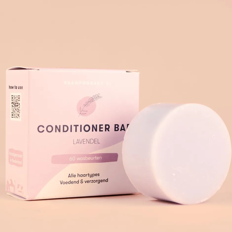 Shampoo Bars Haarverzorging/Shampoo En Conditioner | Mannenverzorging*Conditioner Bar Lavendel - Zacht en pluisvrij haar - 60g