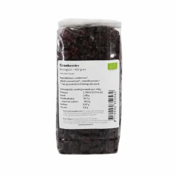 Puur Mieke Bessen En Zuidvruchten | Zuidvruchten*Cranberries gezoet met appeldiksap - 400g - BIO