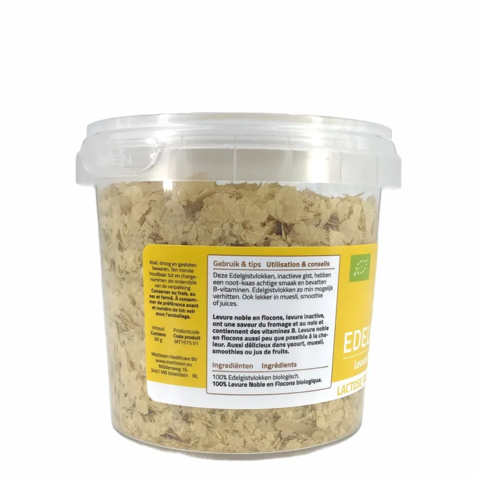 Mattisson Edelgist | Paleo Aip*Edelgistvlokken - 60g - BIO