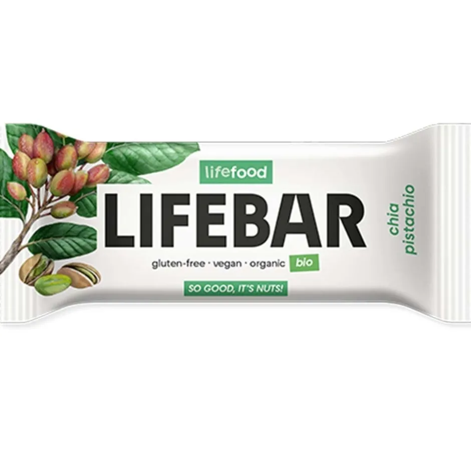 Lifefood Repen | Snacks*Energiereep Chia Pistache RAW - 40g - BIO