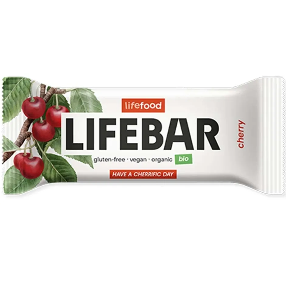 Lifefood Repen | Energierepen*Energiereep Kers RAW - 40g - BIO