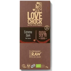 Lovechock Chocolade | Cacao*Extreme Dark 99% cacao - 70g - BIO