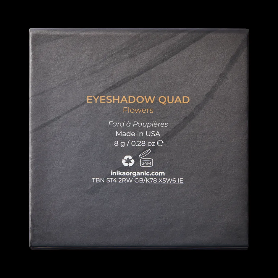 INIKA Ogen/Oogschaduw*Eyeshadow Quad - Flowers - 5g - BIO