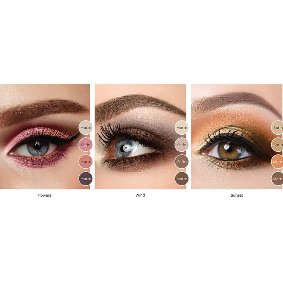 INIKA Ogen/Oogschaduw*Eyeshadow Quad - Flowers - 5g - BIO
