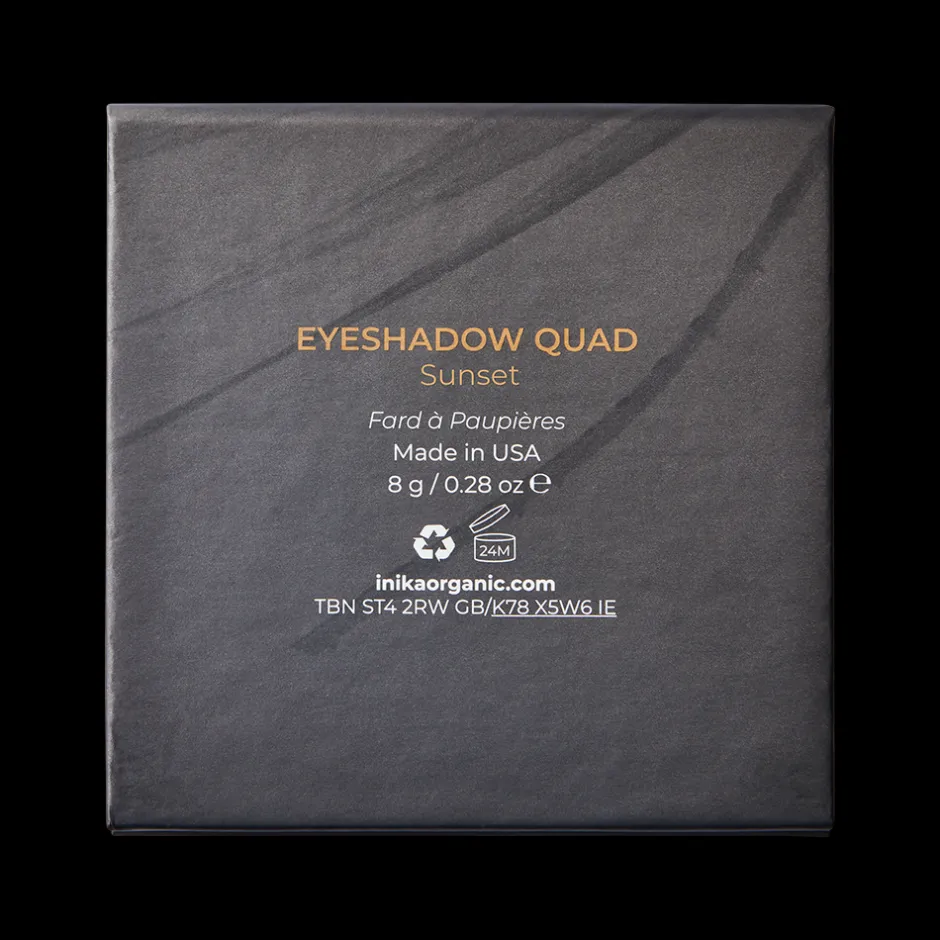 INIKA Ogen/Oogschaduw*Eyeshadow Quad - Sunset - 5g - BIO