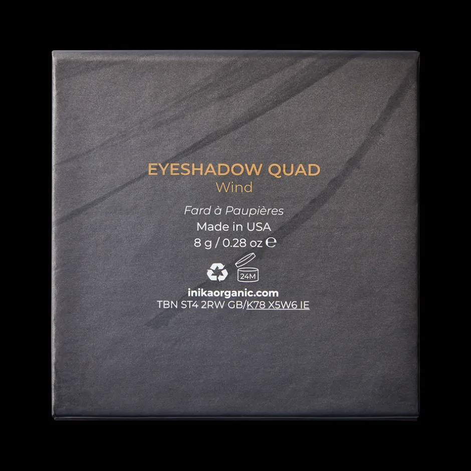 INIKA Ogen/Oogschaduw*Eyeshadow Quad - Wind - 5g - BIO